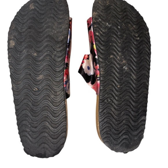 Floral Double Buckle Slide Sandals – Women’s - Picture 2 of 2